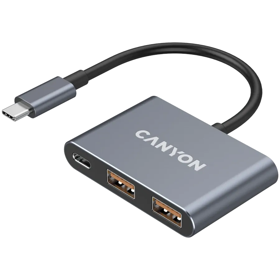 CANYON USB-C Port Replicator DS-3, Dark Gray — Изображение №2
