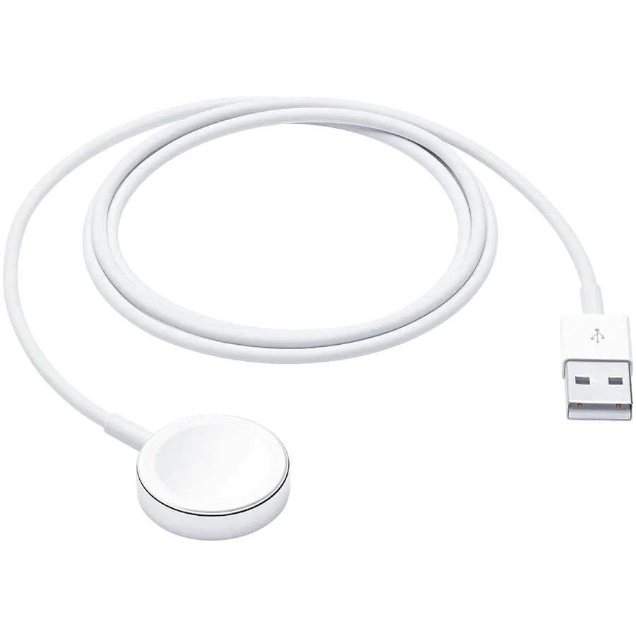 Magnetic Charging Cable USB-A (1 m) APPLE, Λευκό — Εικών №1