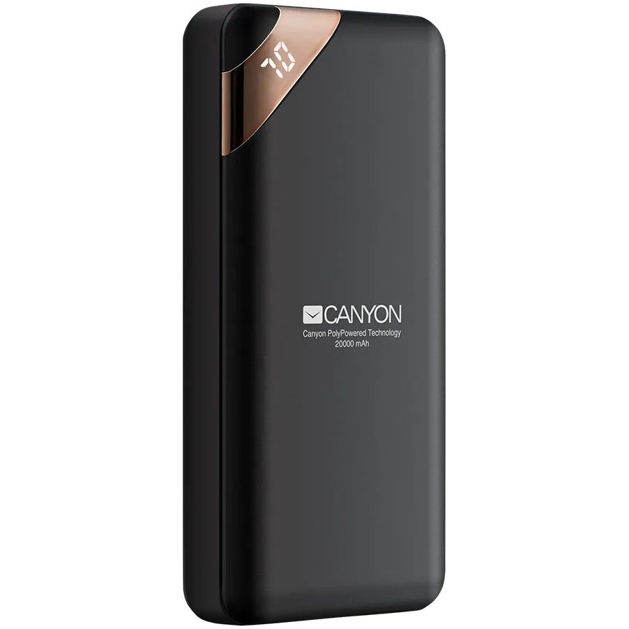 Зарядное устройство CANYON PB-202, 20000 мА·ч, Чёрный — Изображение №1