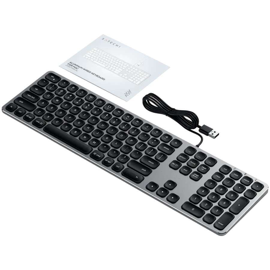 Keyboard SATECHI, Wireless, Space Gray (ST-AMBKM) — Изображение №3