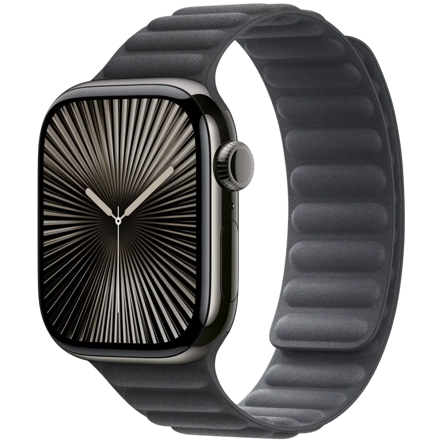 Удлинитель ремешка APPLE 42мм Magnetic Link M/L Чёрный для Apple Watch 38/42 mm — Изображение №2