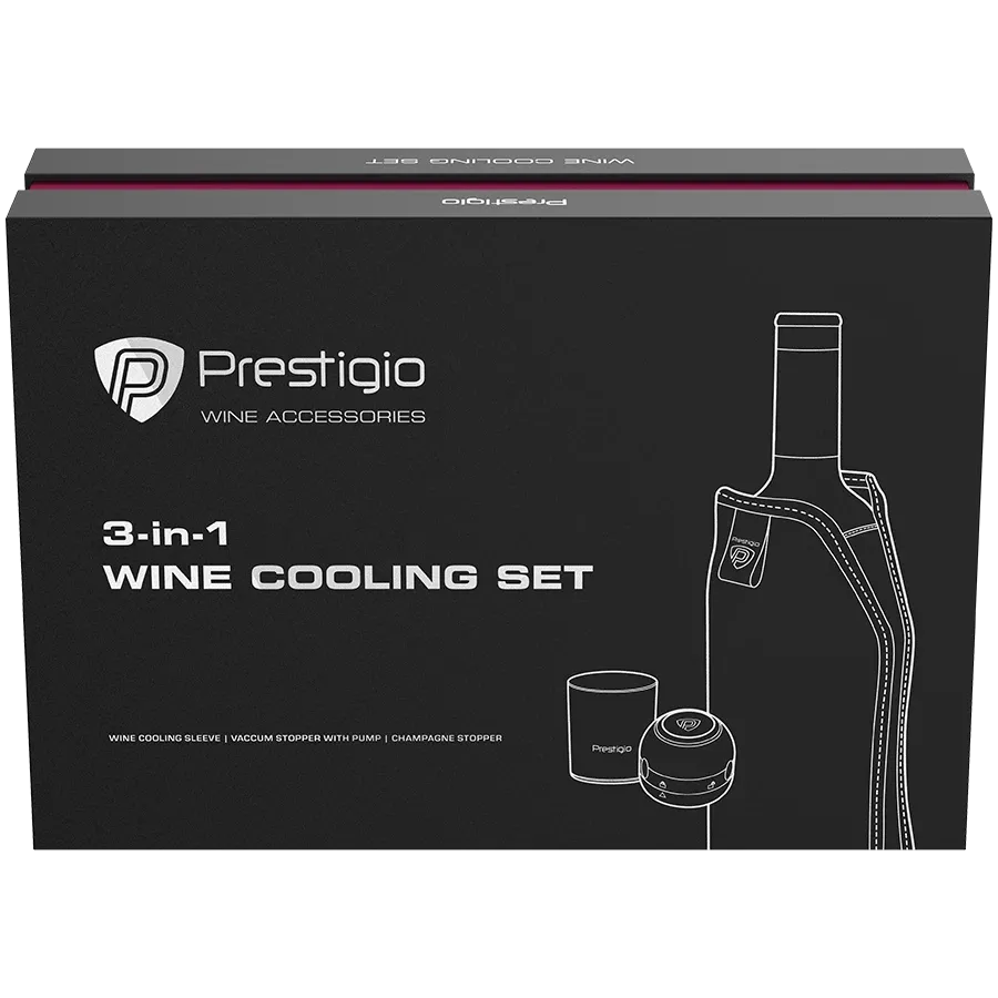 PRESTIGIO Охлаждающий чехол для вина, Чёрный — Изображение №16 PRESTIGIO Охлаждающий чехол для вина, Чёрный — Изображение №16