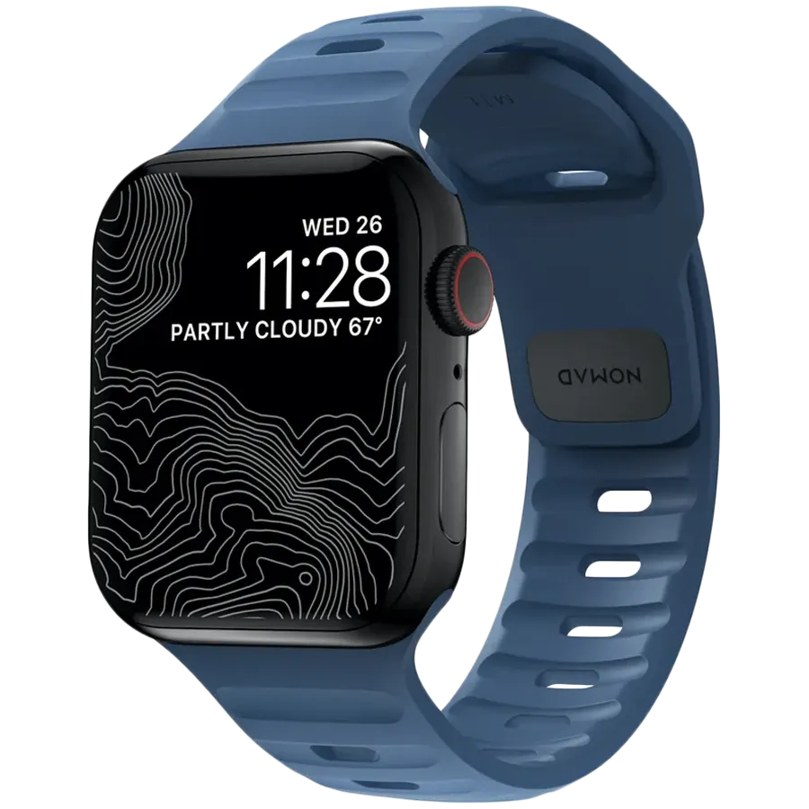 NOMAD Sport Strap V2 Για Apple Watch 38/40/41mm, Naval Blue — Εικών №1