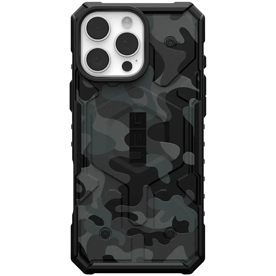 Husă UAG Pathfinder SE cu MagSafe pentru iPhone 16 Pro Max, Black Midnight Camo — image №1