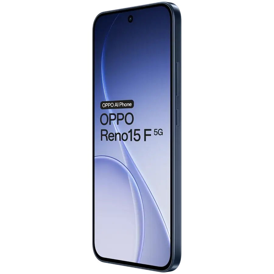 OPPO Reno15 F 5G 256 GB, Dark Blue — Image №4 OPPO Reno15 F 5G 256 GB, Dark Blue — Image №4