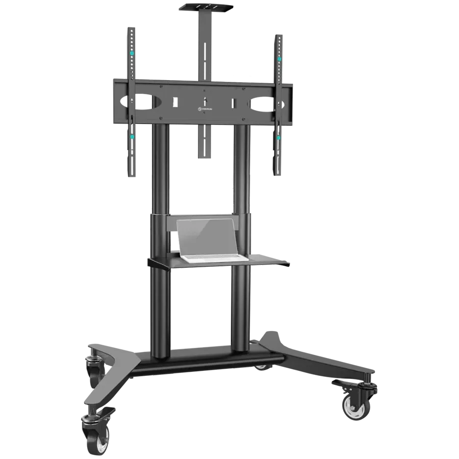 Стенд-тележка ONKRON for TV 55"-90", Чёрный — Изображение №1 Стенд-тележка ONKRON for TV 55"-90", Чёрный — Изображение №1