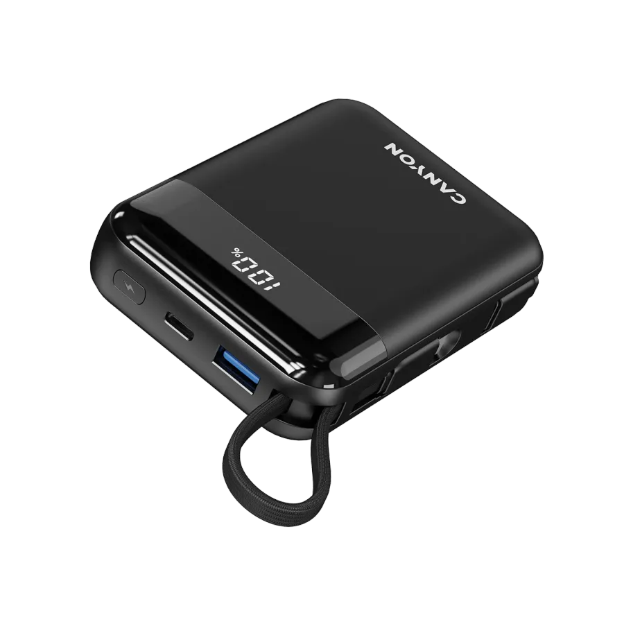 CANYON Power Bank, 10000 mAh, Black — Image №2