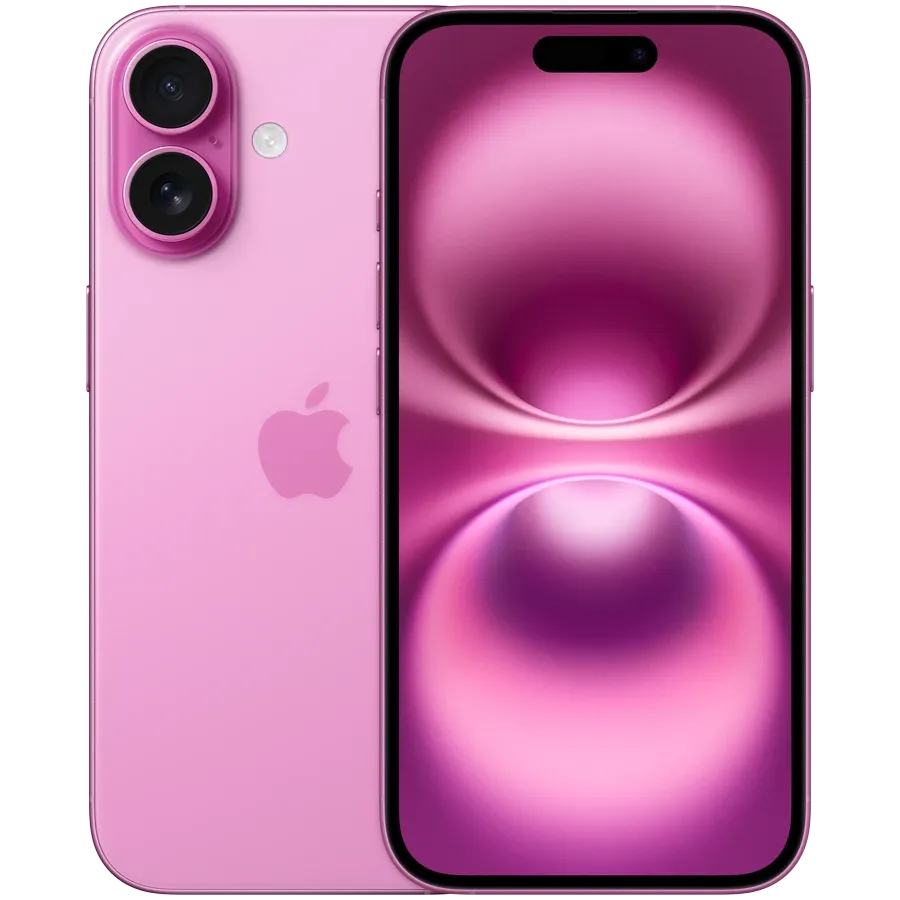 iPhone 16, 256 ГБ, Қызғылт — image №1