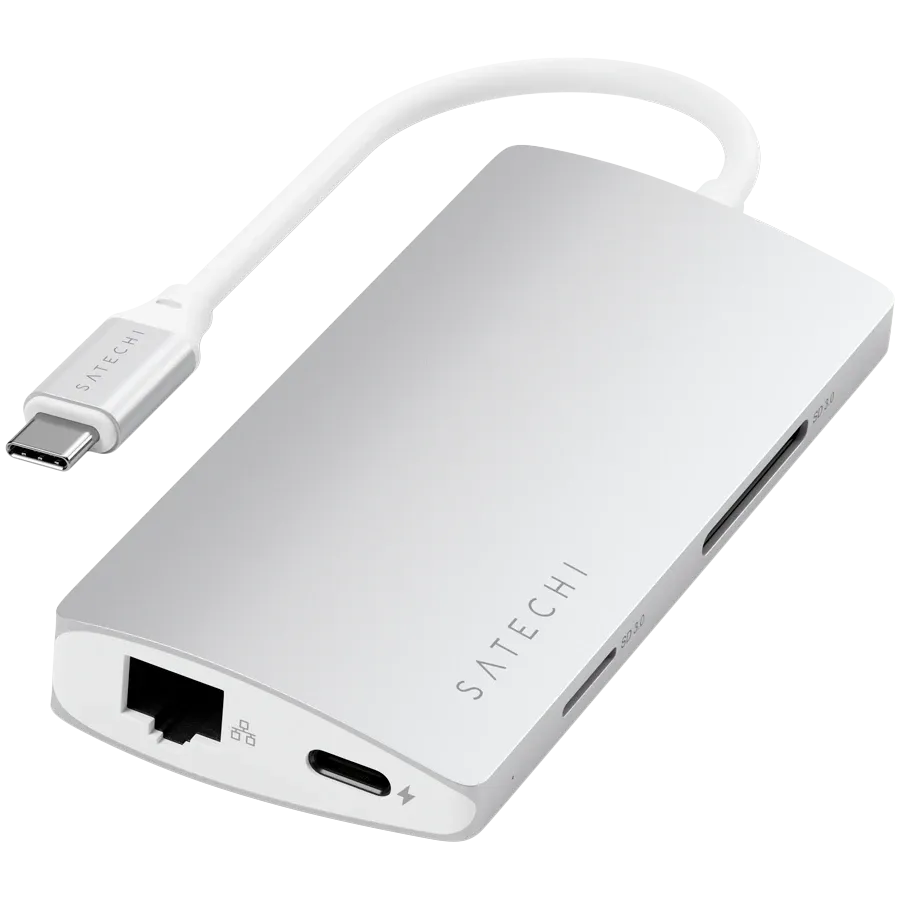 SATECHI  Multi-Port Adapter V2  Multiport Adapter  Ασημί — Εικών №1