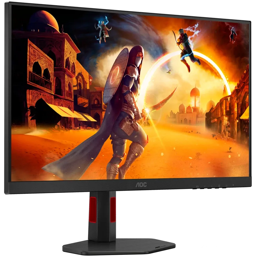 AOC Monitor LED (27", 3840x2160, IPS) Black/Red — Image №3