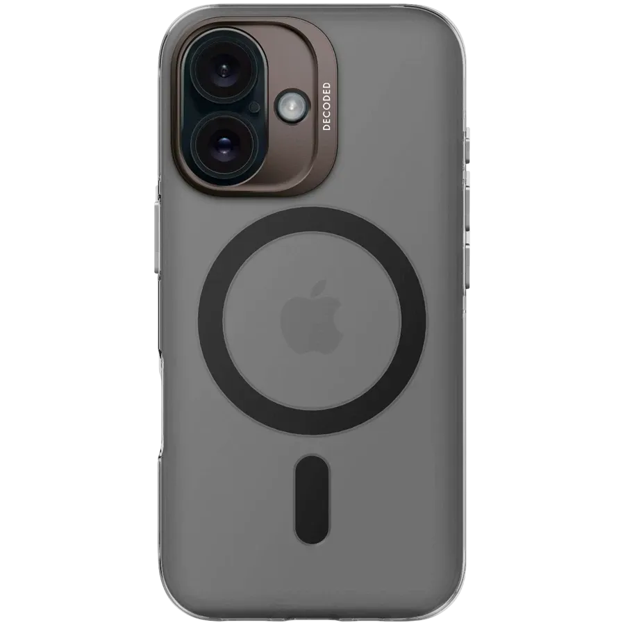 DECODED Case Coque Plastique Recycle with MagSafe, Black for iPhone 16 — Image №1