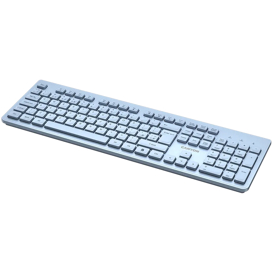 CANYON HKB-W01 Πληκτρολόγιο, Ασύρματο, Μπλε — Εικών №4