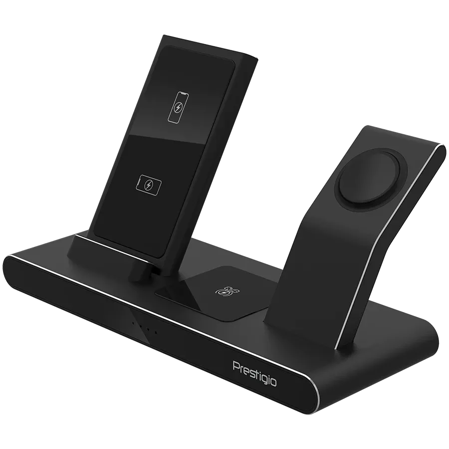 PRESTIGIO ReVolt A7 Ασύρματος φορτιστής, 10 βατ, Μαύρος — Εικών №3