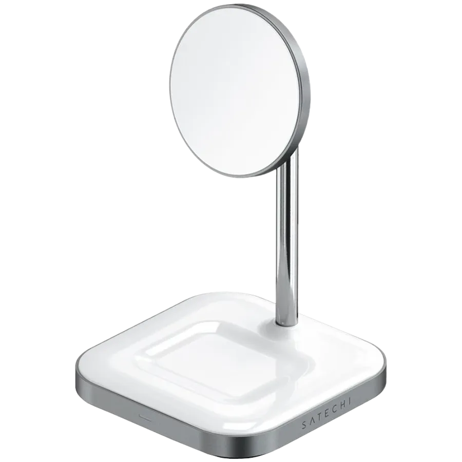 Ασύρματος φορτιστής SATECHI, 7.5 βατ, Space Gray (ST-WMCS2M) — Εικών №1