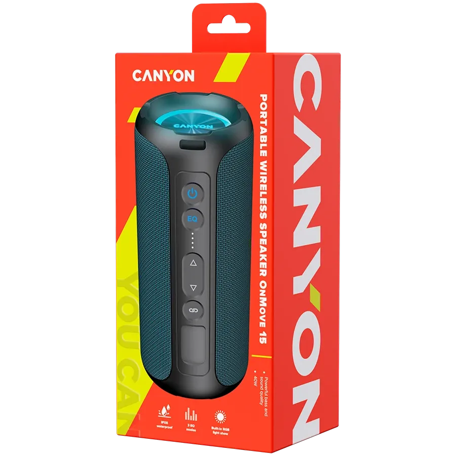 CANYON X8 Pro Портативная колонка, Тёмно-синий — Изображение №6