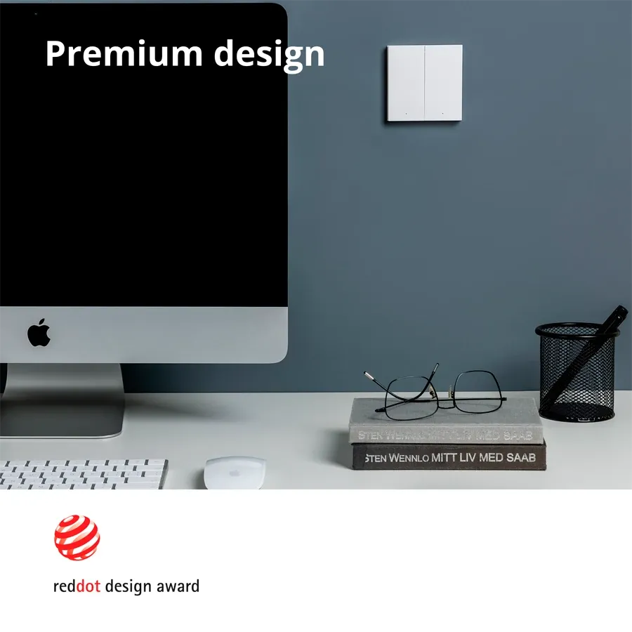 Aqara Smart Wall Switch H1 EU (No Neutral, Double Rocker) — Image №6