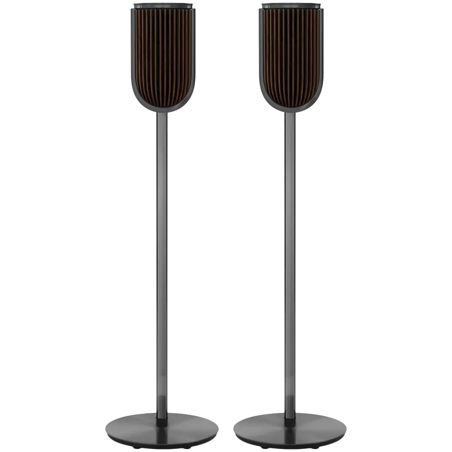 Beolab 8 AV System Black Anthracite/Dark Oak Floor Stand — image №1