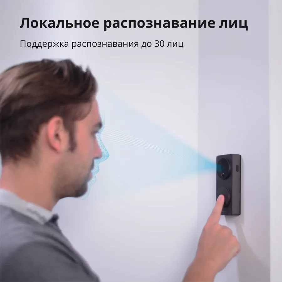 Умный дверной звонок AQARA, Чёрный — Изображение №6 Умный дверной звонок AQARA, Чёрный — Изображение №6