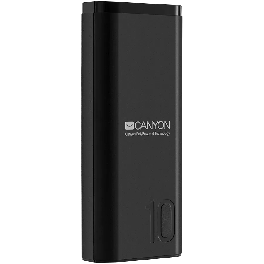 Зарядное устройство CANYON PB-103, 10000 мА·ч, Чёрный — Изображение №1