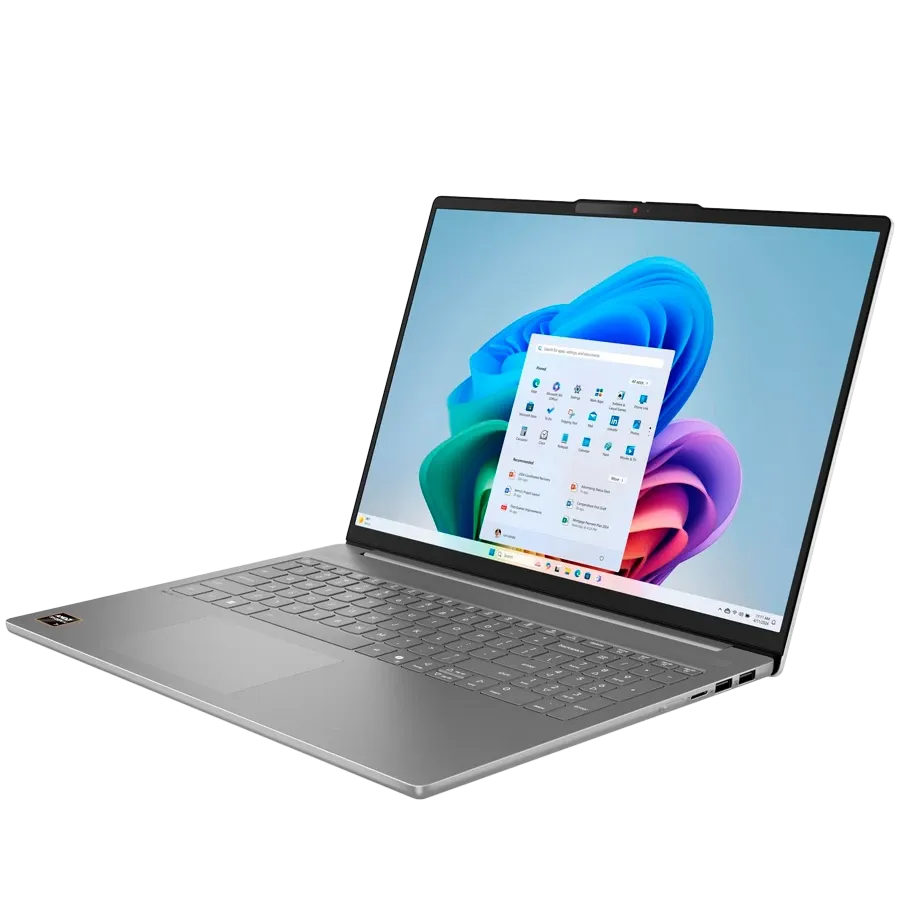 Ноутбук LENOVO IdeaPad Slim 5 16" (2880x1800 120Гц), Ryzen AI 7 350, 32 ГБ, Radeon 860M, Luna Grey, 1 ТБ — Изображение №2