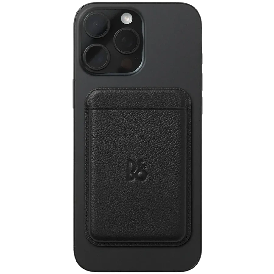 Картхолдер BANG & OLUFSEN с MagSafe, цвет Infinite Black — Изображение №1