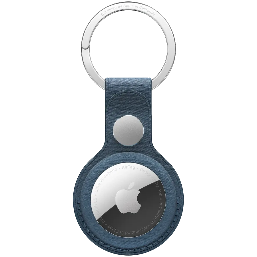 Apple FineWoven Key Ring, Wildflower Blue — Image №1 Apple FineWoven Key Ring, Wildflower Blue — Image №1