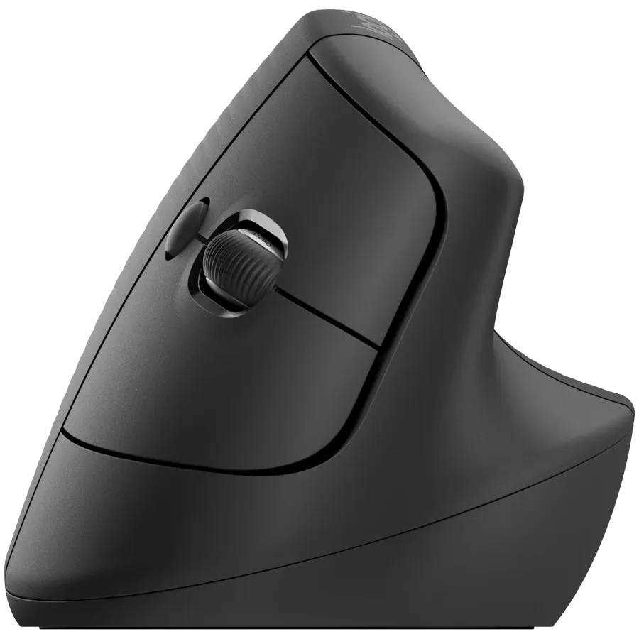 LOGITECH LIFT Vertical Ergonomic Mouse, Wireless, Graphite Black — Image №3
