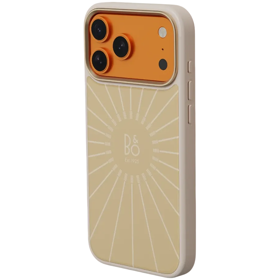 B&O BY ASBIS Case Glass version with MagSafe, Gold Tone for iPhone 17 Pro Max — Image №2 B&O BY ASBIS Case Glass version with MagSafe, Gold Tone for iPhone 17 Pro Max — Image №2