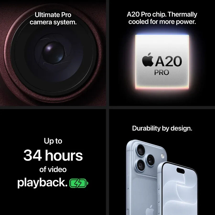 Apple iPhone 18 Pro, 2 TB, Glacier — Image №8