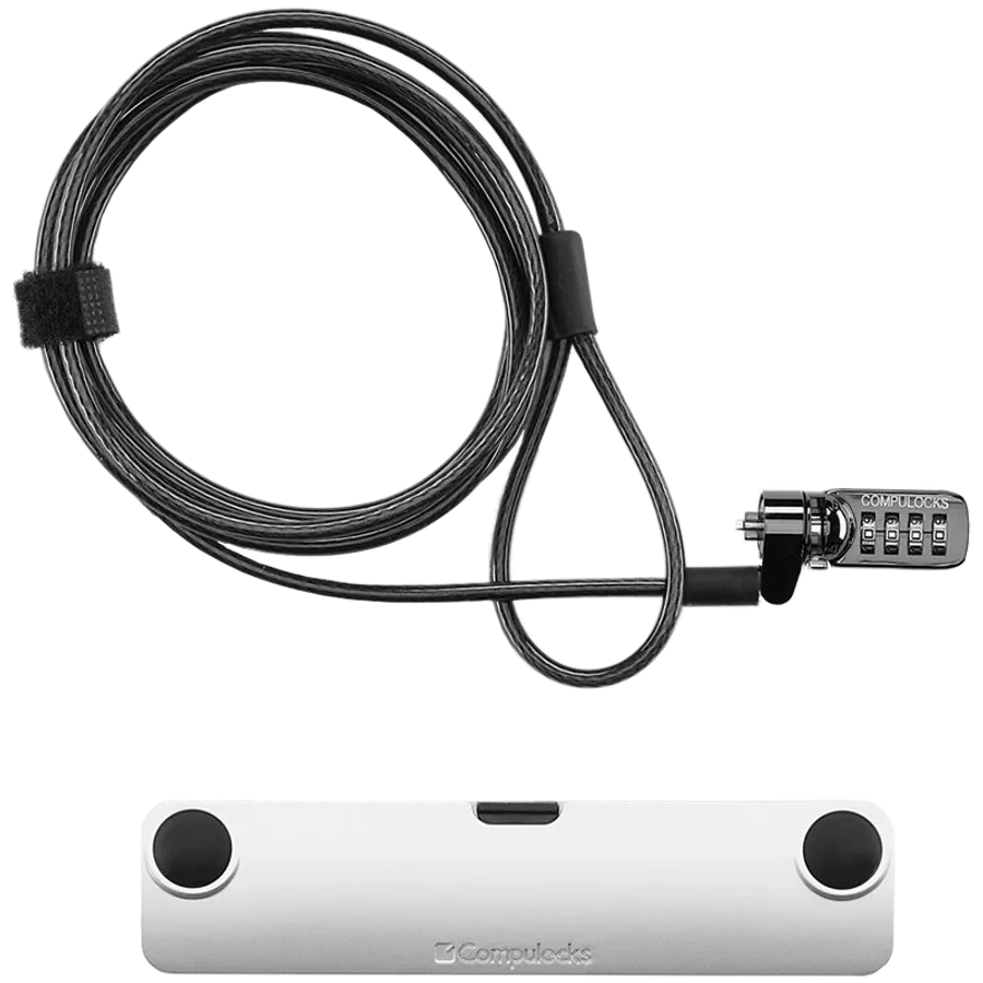 COMPULOCKS Security Bracket for MacBook Pro, Air, Notebooks & Tablets, Silver — Image №1 COMPULOCKS Security Bracket for MacBook Pro, Air, Notebooks & Tablets, Silver — Image №1