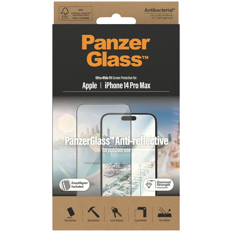 Γυαλί ασφαλείας PANZERGLASS for iPhone 14 Pro (2788) — Εικών №1 Γυαλί ασφαλείας PANZERGLASS for iPhone 14 Pro (2788) — Εικών №1