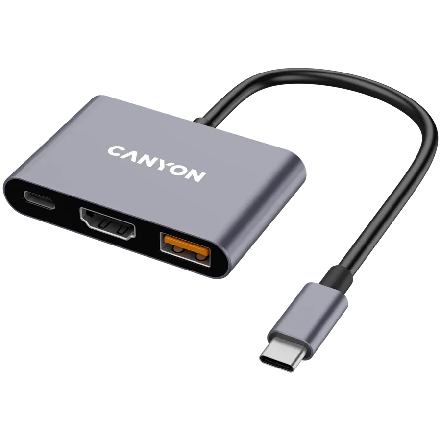CANYON  DS-4  USB Hub  Γκρι — Εικών №1