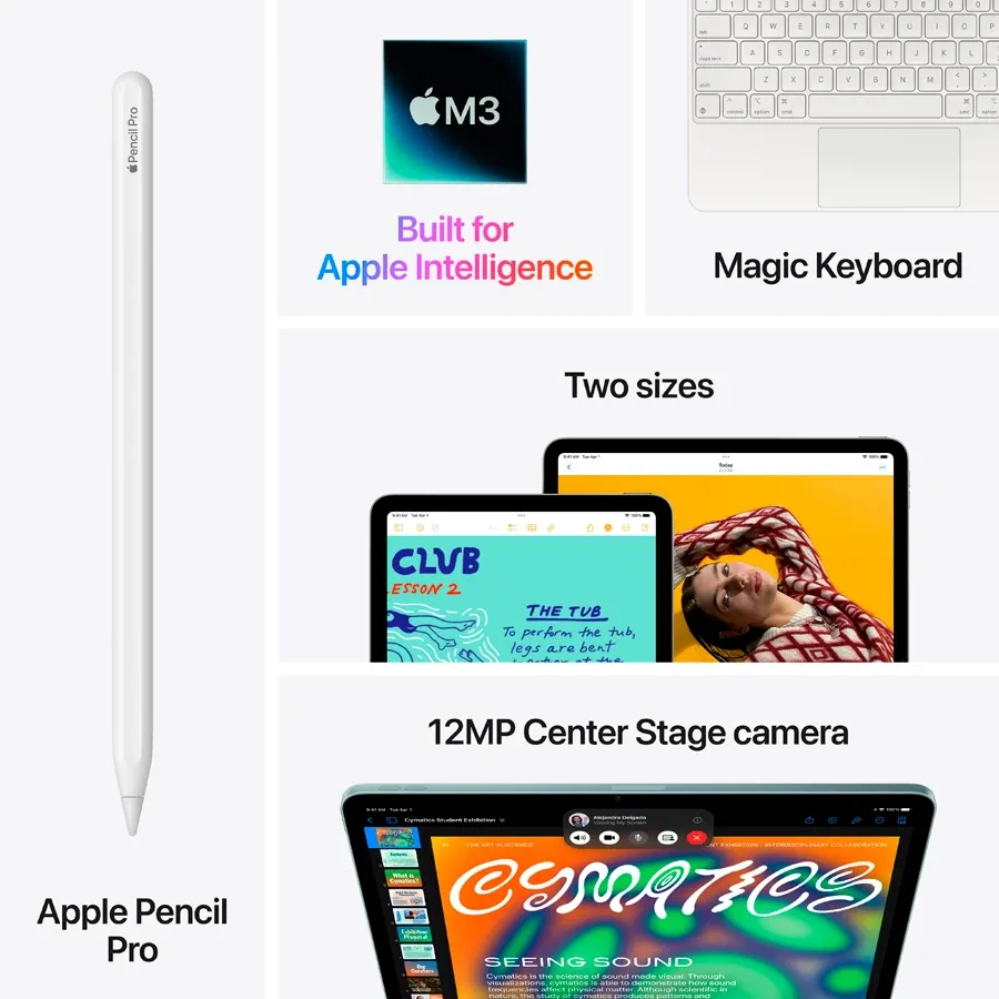 iPad Air 13 M3, 1 TB Wi-Fi 2025, Purple — Image №10