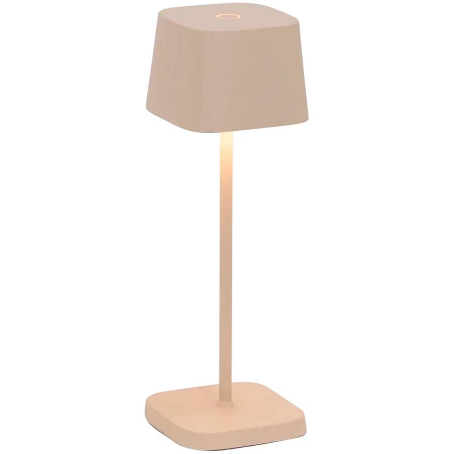 ZAFFERANO OFELIA MICRO TABLE LAMP 67x67x200mm. PAINTED MATT SAND 2.2W LED 60-73lm. — Image №1