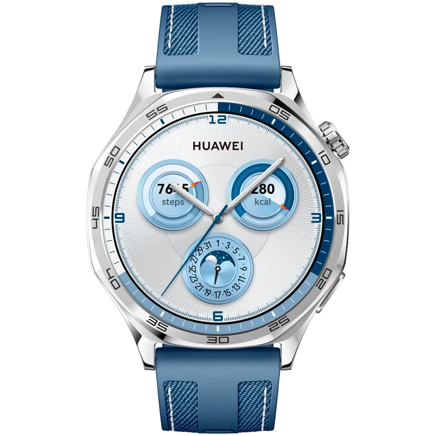 HUAWEI Watch GT 5 Smart Watch, 46mm, Silver — Image №2