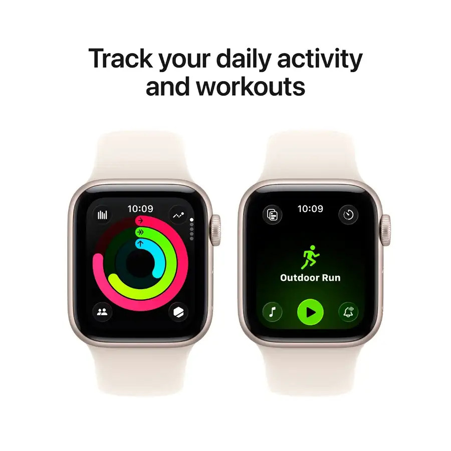 Apple Watch SE GPS Gen.3, 40mm, Gold, Starlight Sport Band, M/L — Image №6