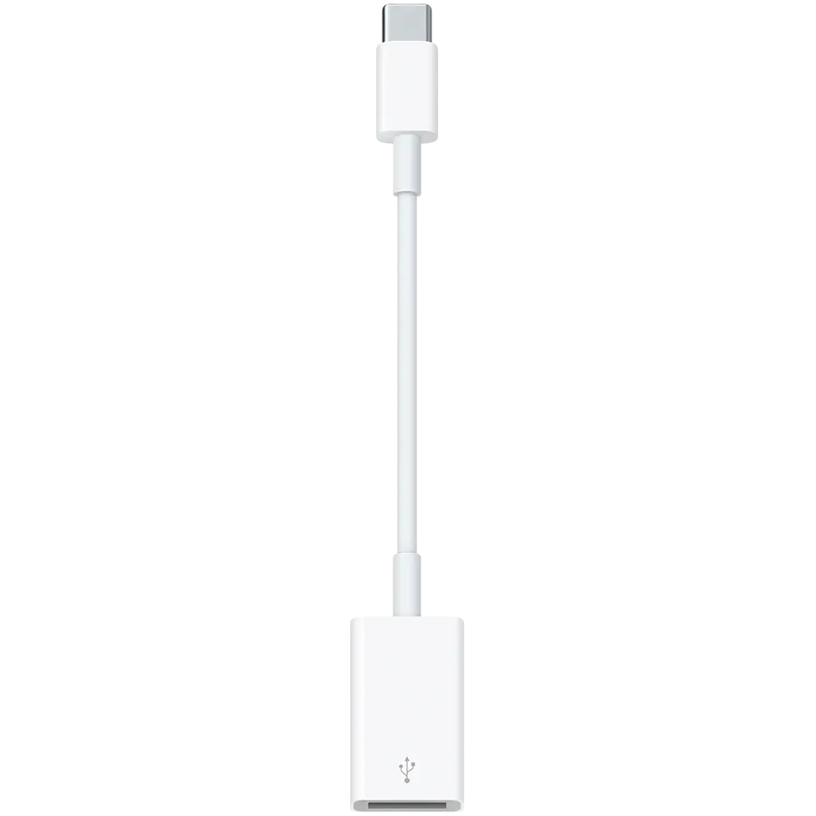 Адаптер APPLE USB-C на USB, белый — Изображение №1 Адаптер APPLE USB-C на USB, белый — Изображение №1