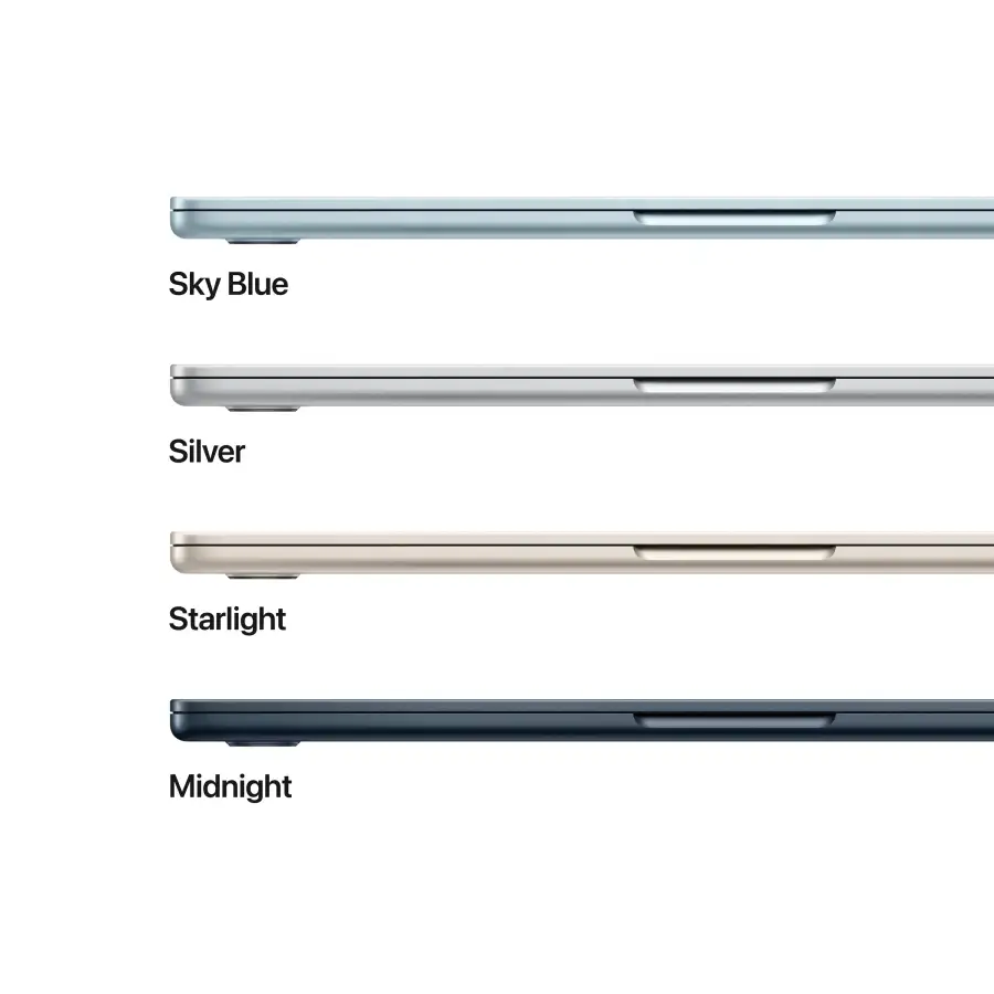 Apple MacBook Air 13.6"  Apple M4 (10C CPU/10C GPU), 16 GB, 512 GB, Sky Blue, 2025 — Изображение №3