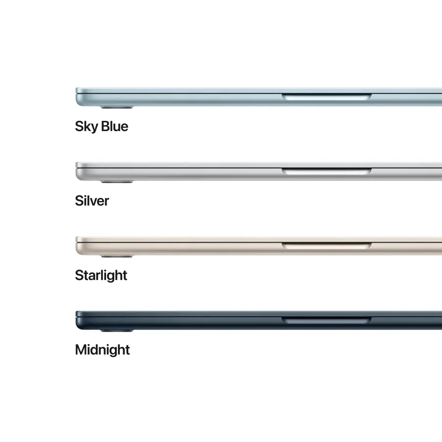 Apple MacBook Air 13.6"  Apple M4 (10C CPU/8C GPU), 16 GB, 256 GB, Sky Blue, 2025 — Image №3