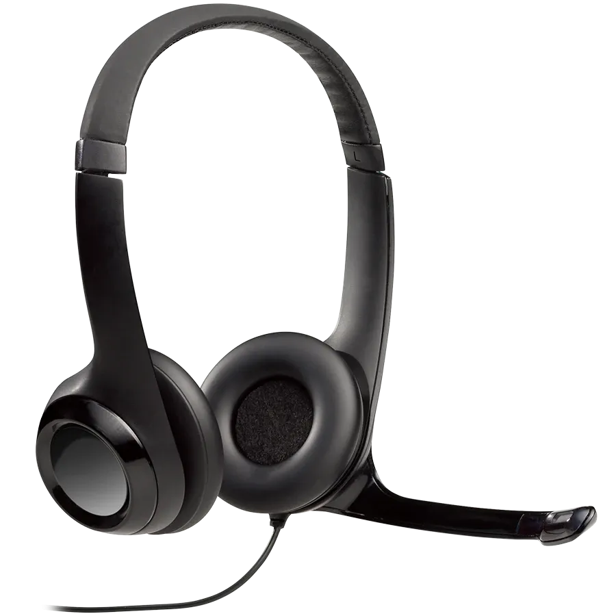Ακουστικό LOGITECH H390 με μικρόφωνο, Μαύρο — Εικών №2