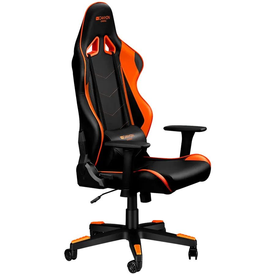 CANYON Deimos GС-4 Игровое кресло, Чёрный/Оранжевый — Изображение №2