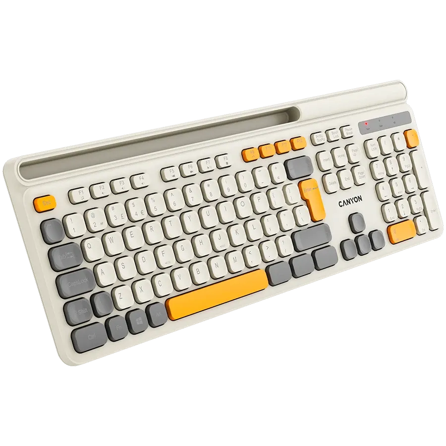 CANYON HKB-W03 Клавиатура Беспроводная, Бежевый — Изображение №5