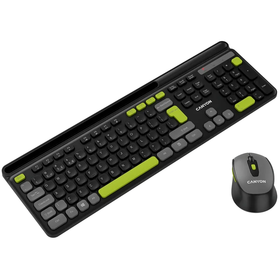 CANYON HSET-W5 Клавиатура Беспроводная, Чёрный — Изображение №3