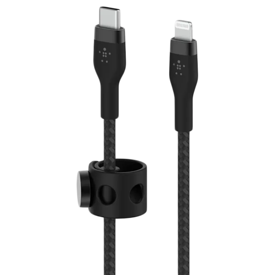 Кабель-переходник с USB-C на Lightning BELKIN, 1 м, Чёрный — Изображение №2