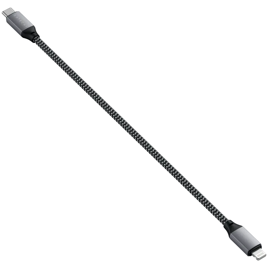 SATECHI Καλώδιο USB-C σε Lightning, 0.25 μετρητής, Space Gray — Εικών №2 SATECHI Καλώδιο USB-C σε Lightning, 0.25 μετρητής, Space Gray — Εικών №2