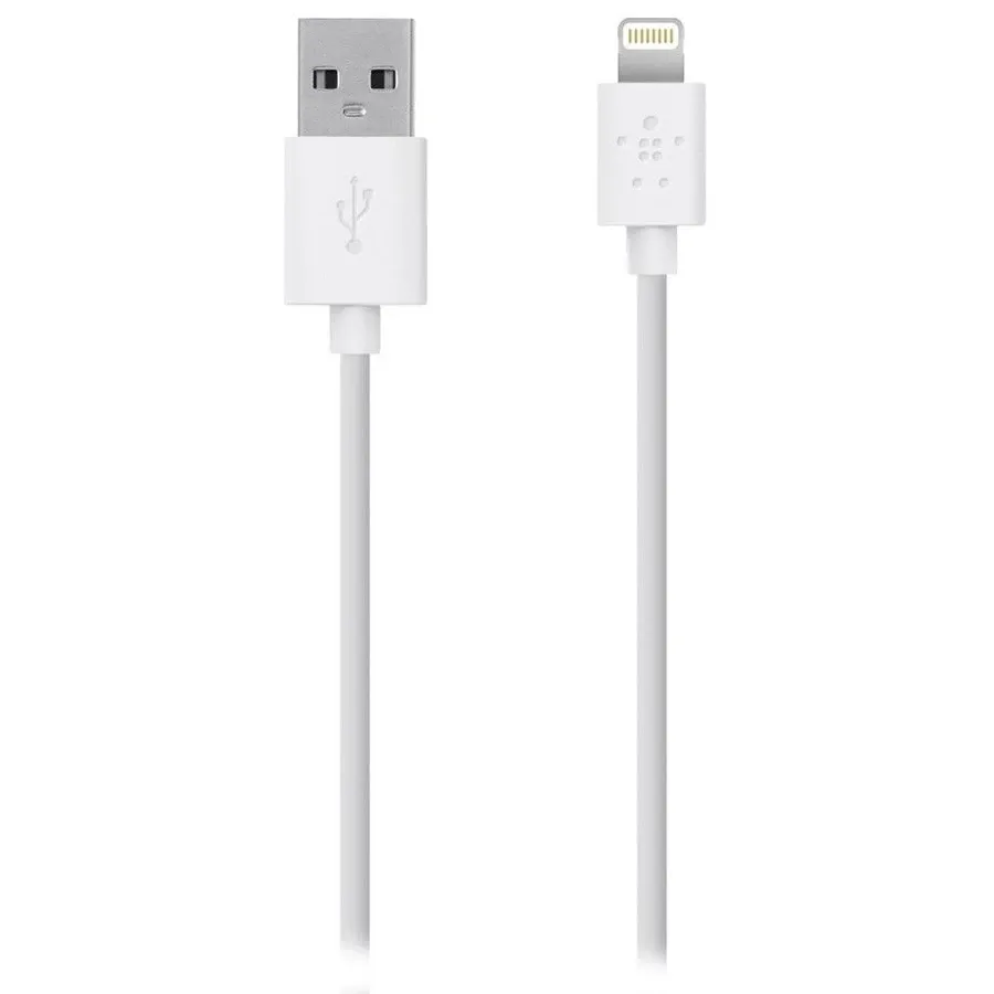 BELKIN Καλώδιο USB σε Lightning, 2 μετρητής, Λευκό — Εικών №1