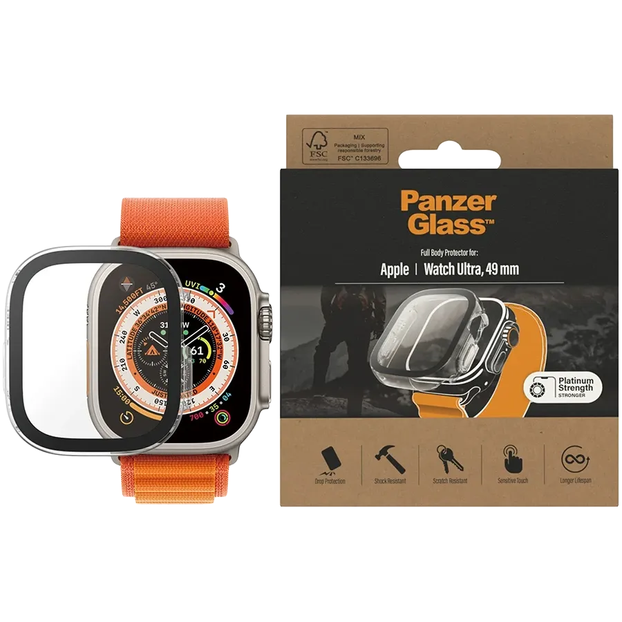 Safety Glass PANZERGLASS for Apple Watch 49 mm — Изображение №3