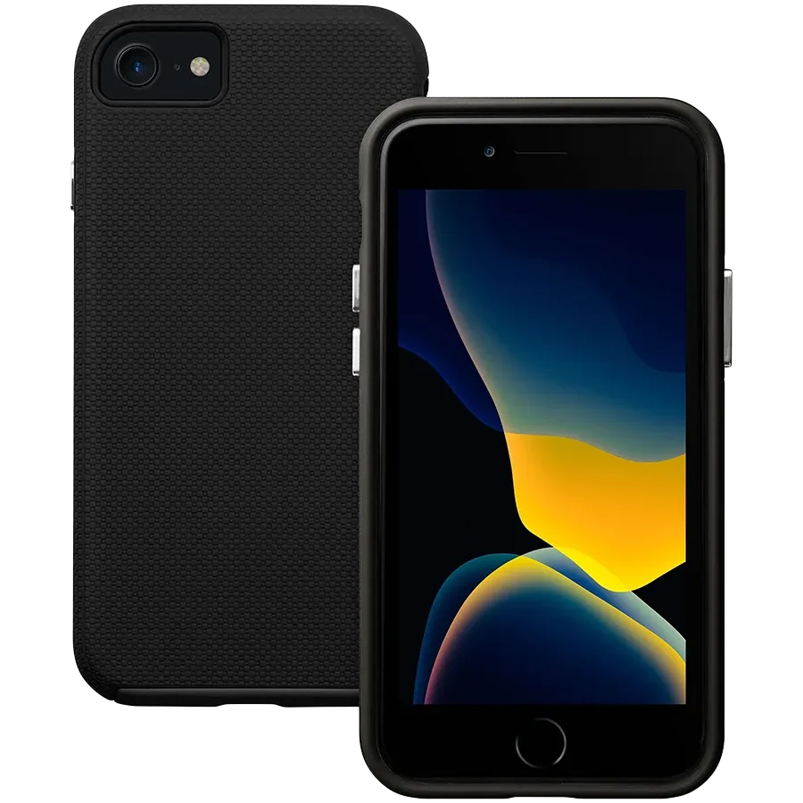 LAUT Case Shield Case , Black for iPhone SE (3rd generation)/SE (2nd generation)/8/7 — Image №1