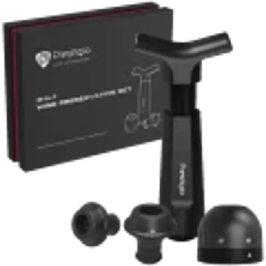 PRESTIGIO , ЧёрныйManual vacuum wine stopper — Изображение №2