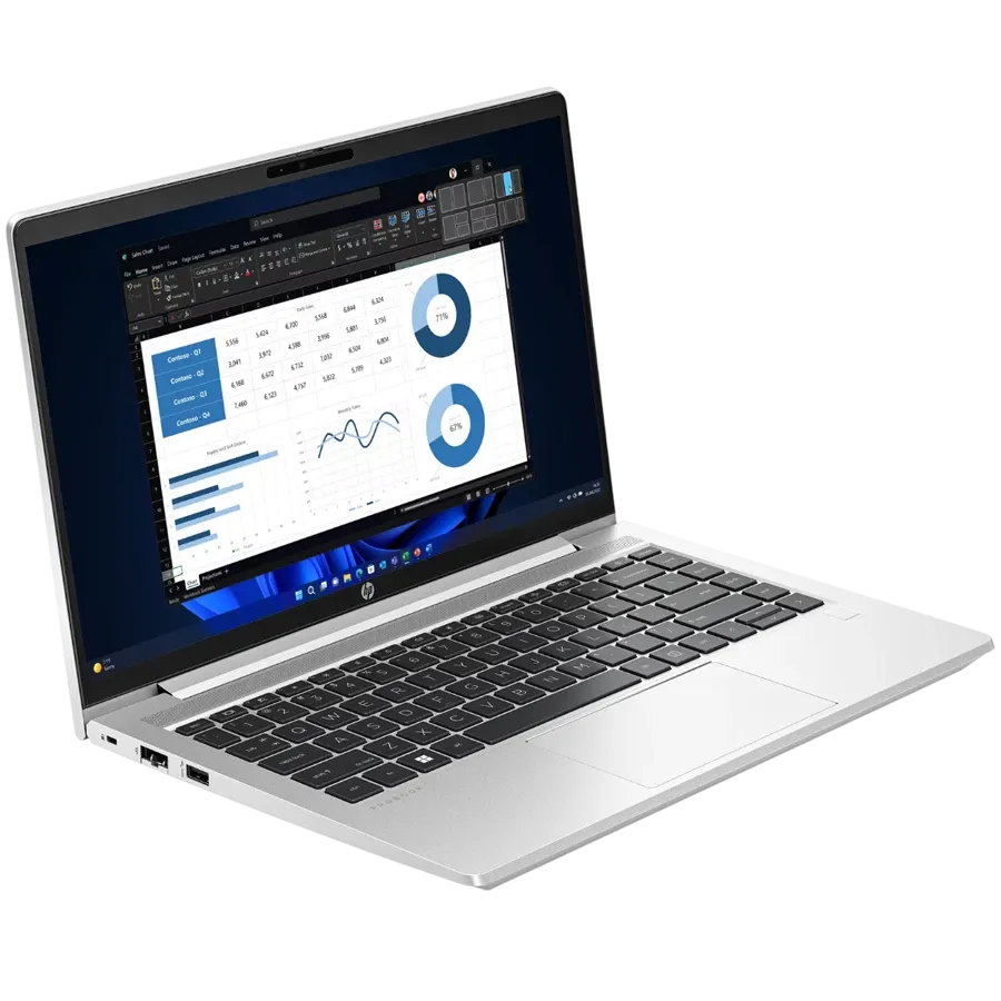 Φορητός HP INC ProBook 440 G10 14" (1920x1080), Core i7 1355U, 16 γιγαμπάιτε, Iris Xe Graphics, Ασημί, 512 γιγαμπάιτε — Εικών №2